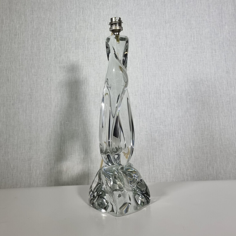 Lampe vintage en cristal Daum 1960