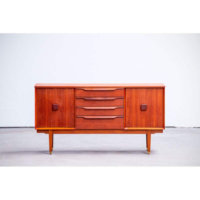 Vintage sideboard scandinavian teak  1960s