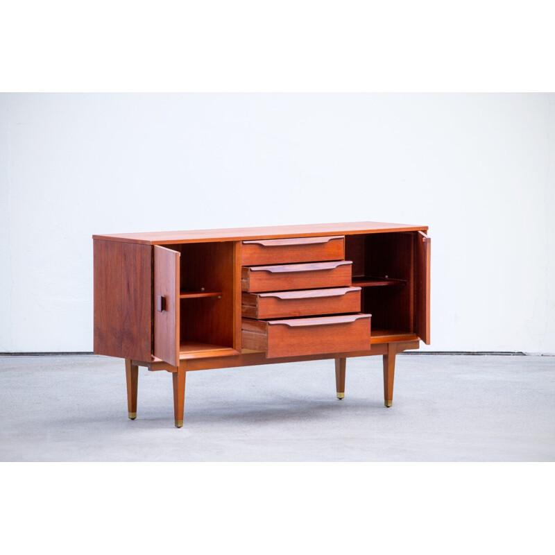 Vintage sideboard scandinavian teak  1960s