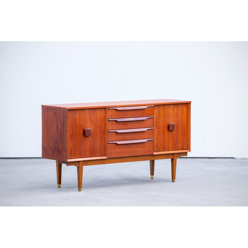 Vintage sideboard scandinavian teak  1960s