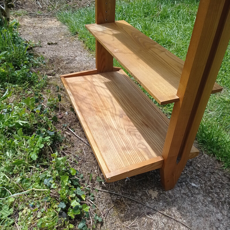 Vintage bookcase with 6 removable shelves