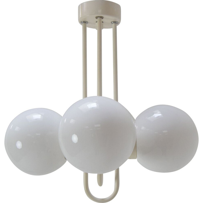 Vintage suspension lamp by Instala Jilove 1970s