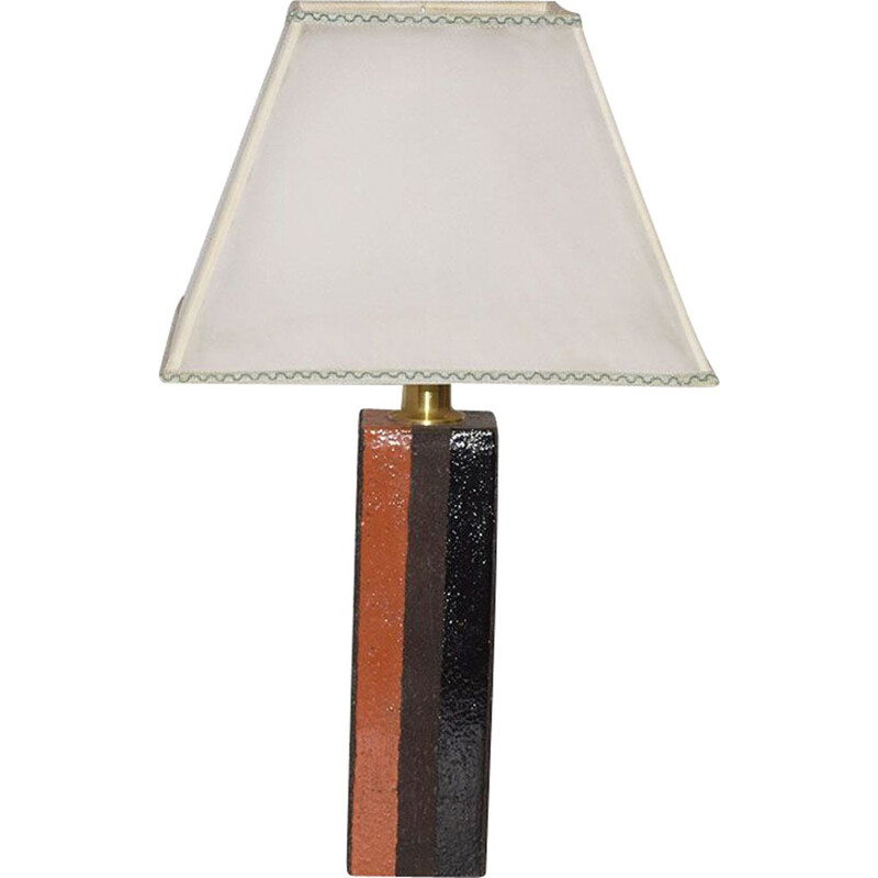 Vintage ceramic table lamp by Raymor Bitossi, 1960