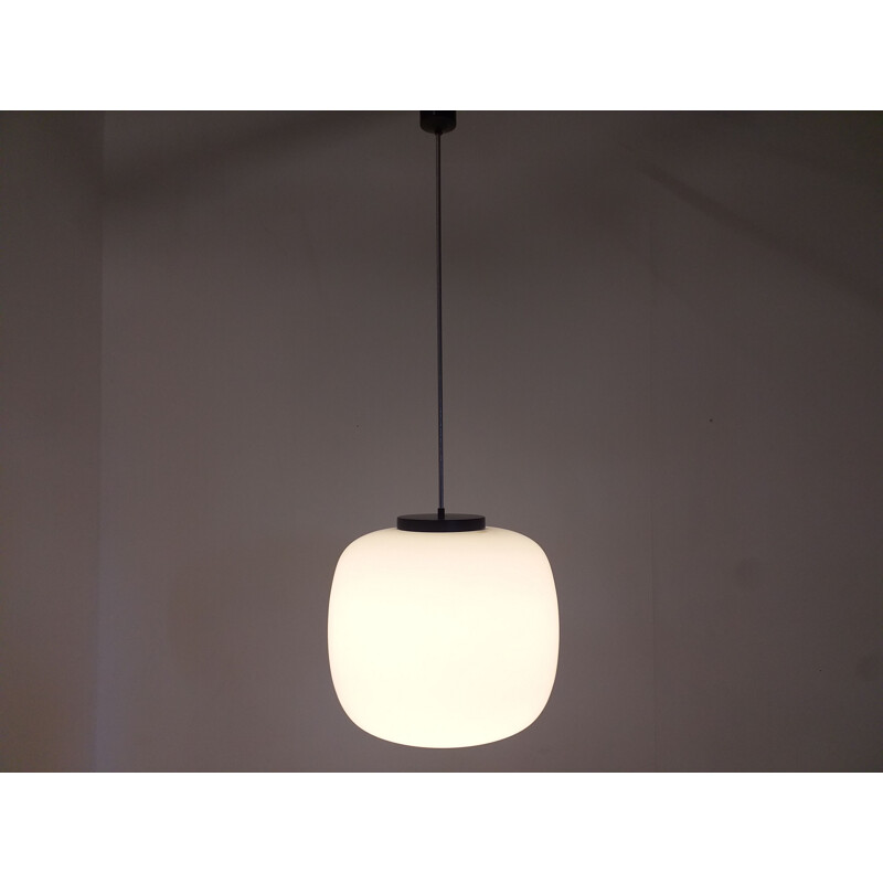 Vintage glazen hanglamp 1970