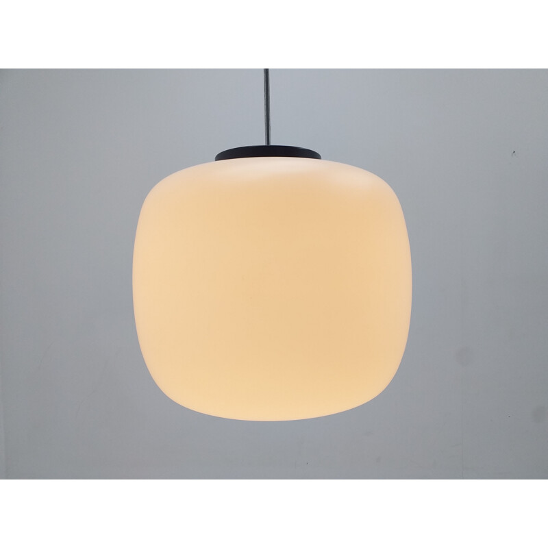 Vintage glazen hanglamp 1970