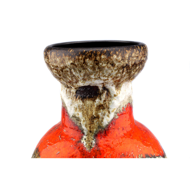 Vase Fat Lava en céramique, DUMLER & BREIDEN - 1970