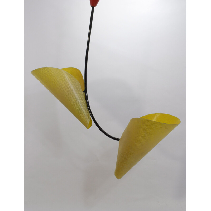 Vintage chandelier by Josef Hurka for Napako 1960s