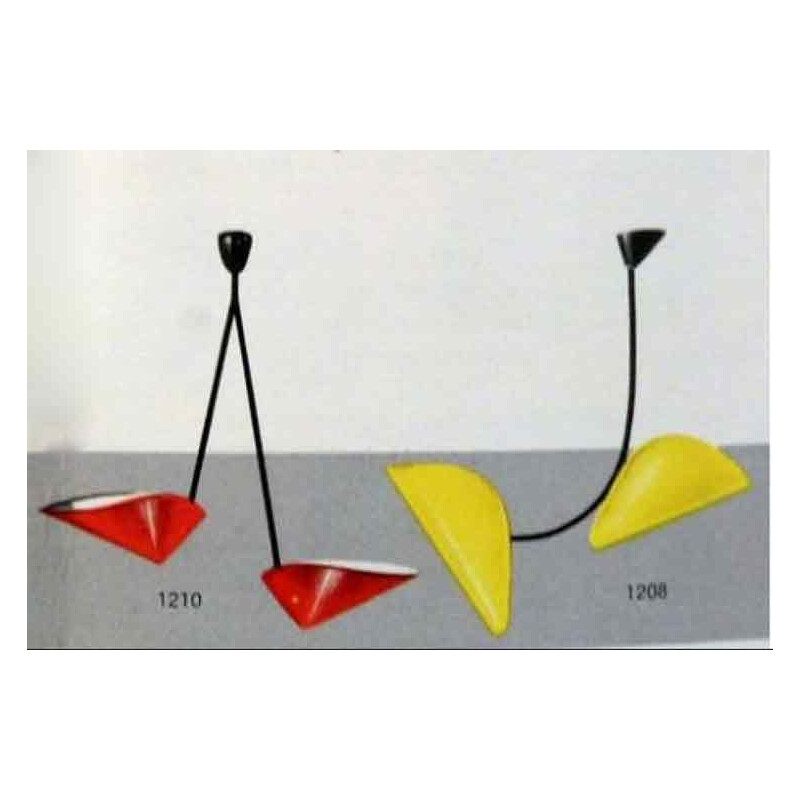 Vintage chandelier by Josef Hurka for Napako 1960s
