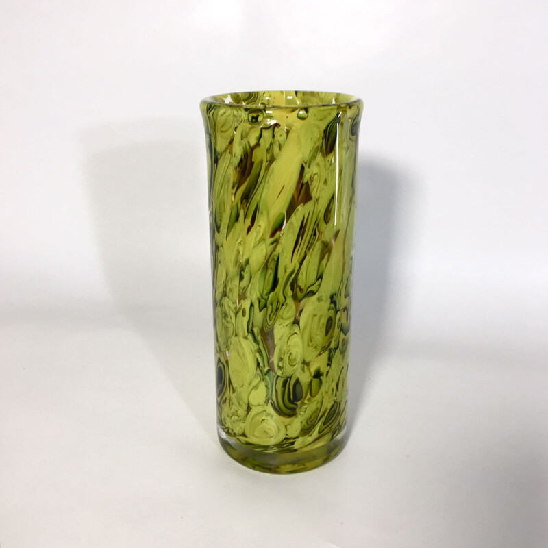 Vintage blown glass vase