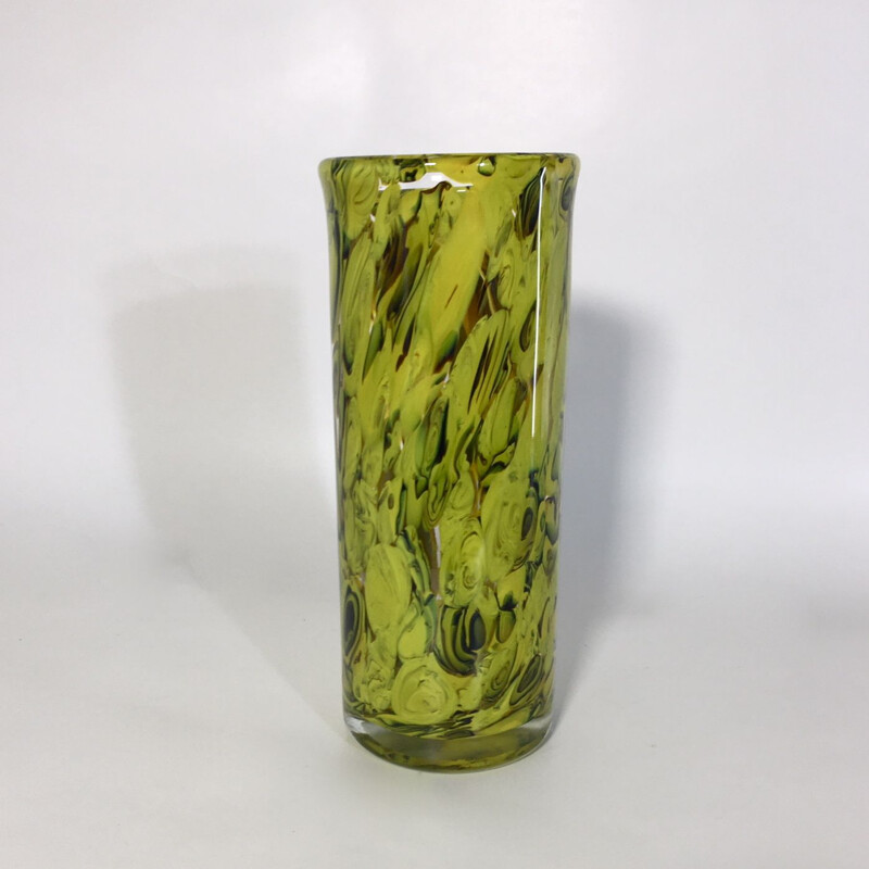 Vintage blown glass vase