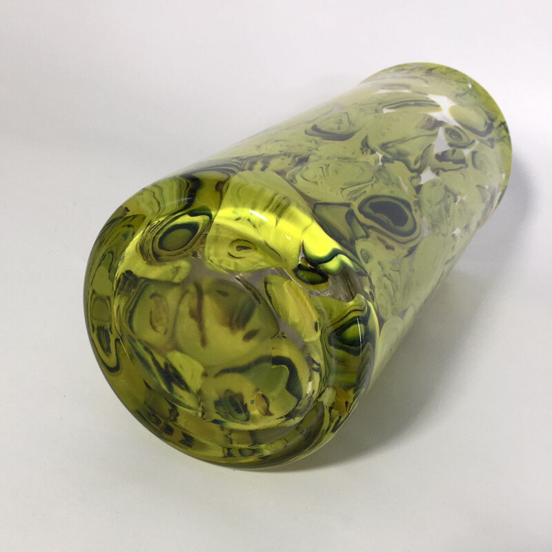 Vintage blown glass vase