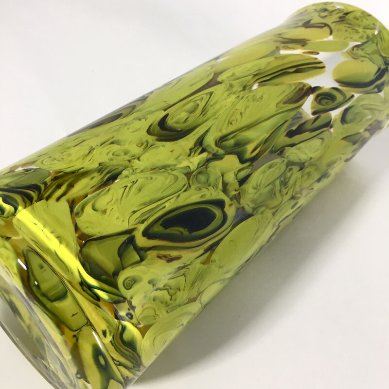 Vintage blown glass vase