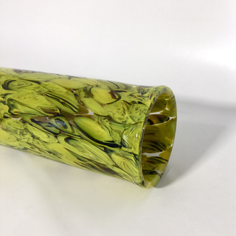 Vintage blown glass vase