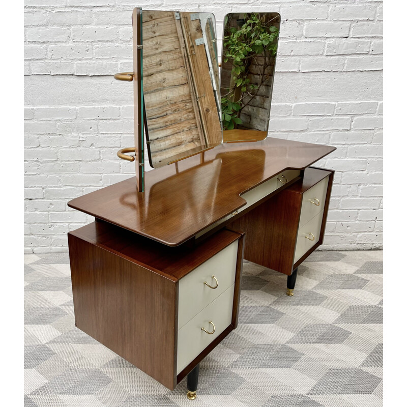 Table à langer vintage avec tiroirs et miroir