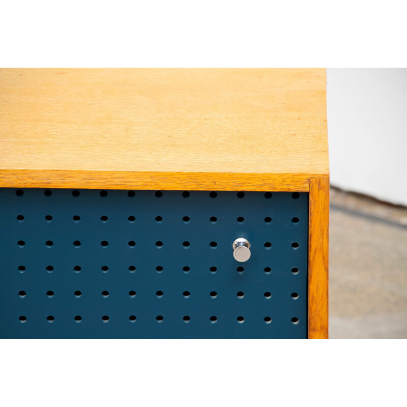 Vintage oak highboard scandinavian