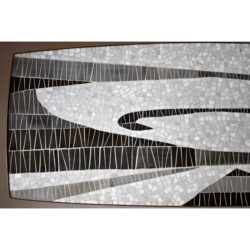 Modern sculptural mosaic vintage coffee table by Berthold Muller, 1960