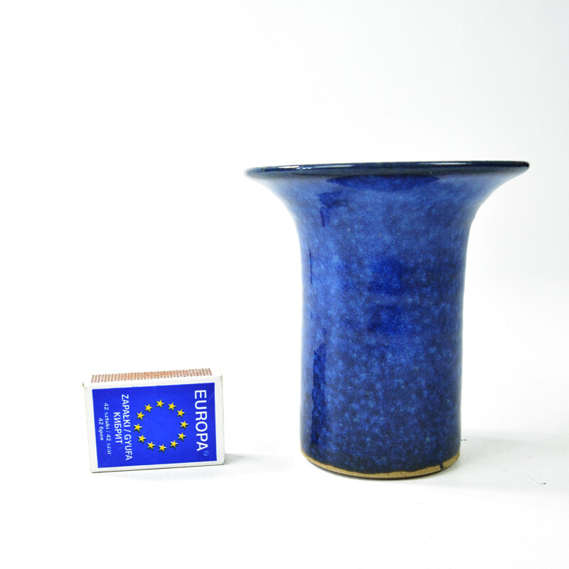 Vintage ceramic vase by Jette Andersen, Denmark 1970