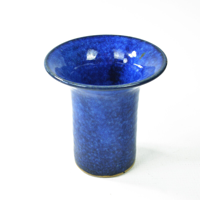 Vintage ceramic vase by Jette Andersen, Denmark 1970