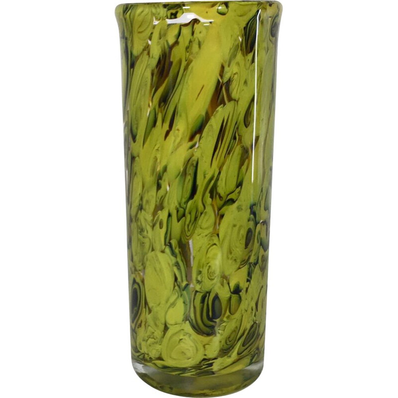 Vintage blown glass vase