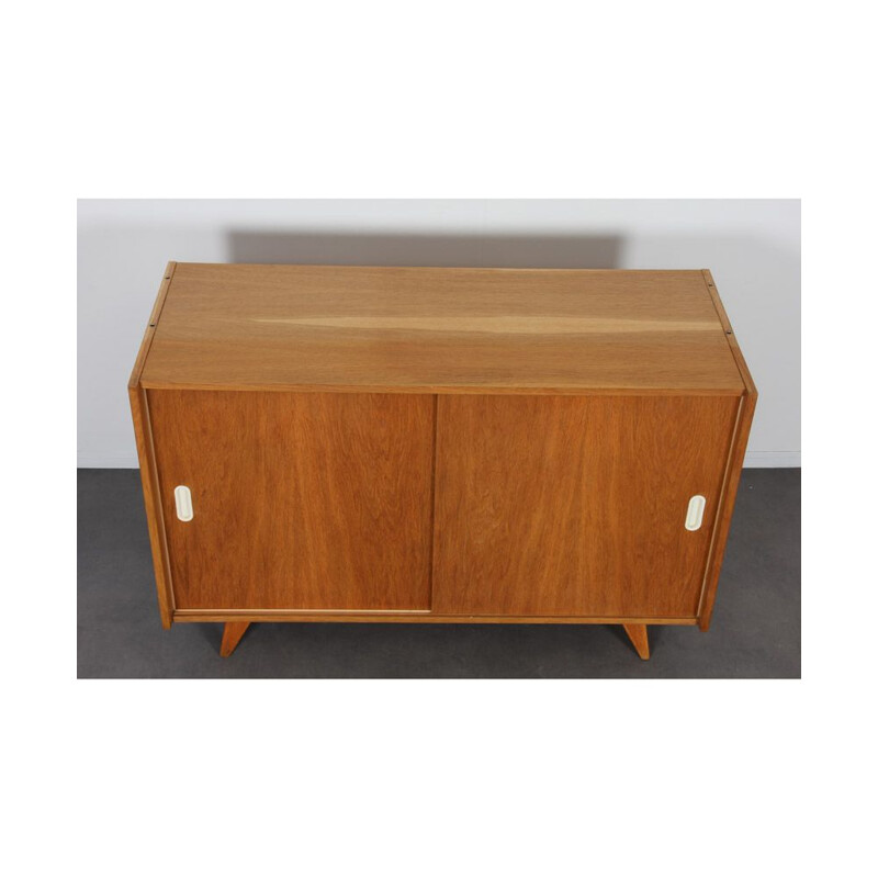 Vintage wooden chest of drawers by Jiri Jiroutek 1960s