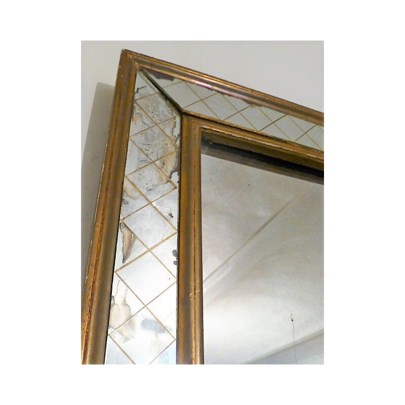 Vintage gilded wood mirror, 1940