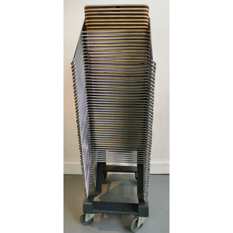 vintage stacking chair 404  by David Rowland