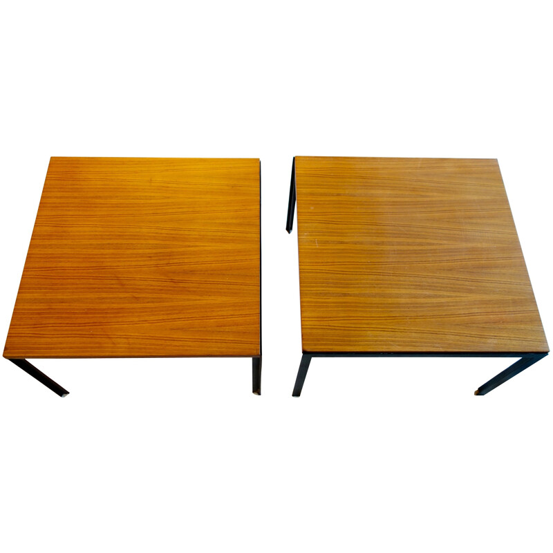 Paire de tables basses "T-table", Florence KNOLL - années 60