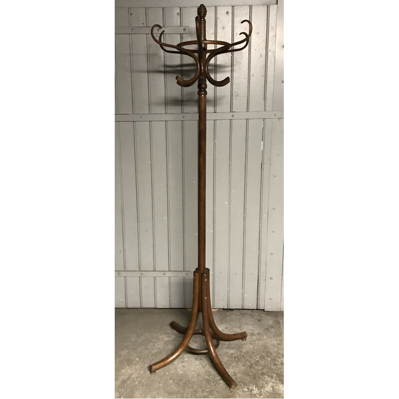 Vintage bentwood parrot coat rack Thonet 1940s