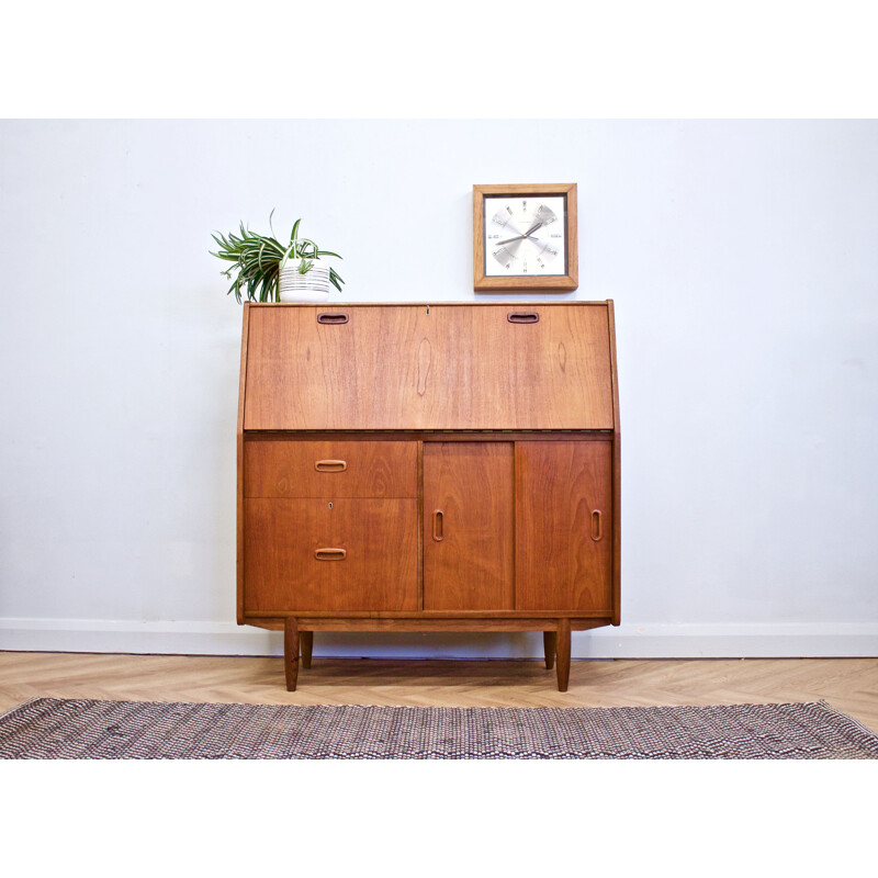 Vintage secretary desk Teak  United Kingdom 1960s