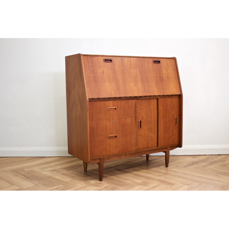 Vintage secretary desk Teak  United Kingdom 1960s