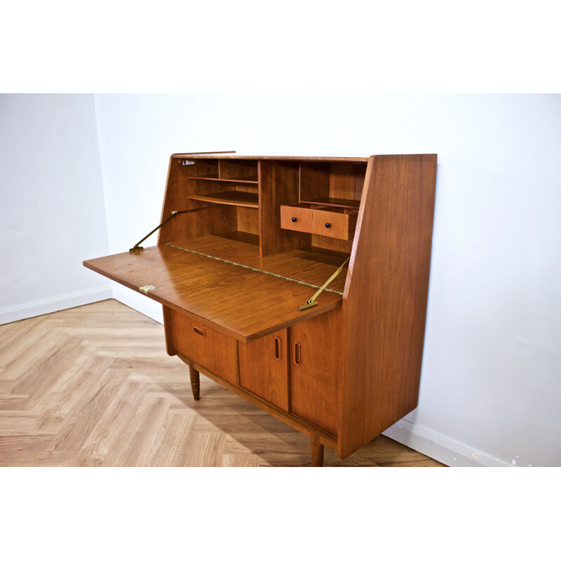 Vintage secretary desk Teak  United Kingdom 1960s