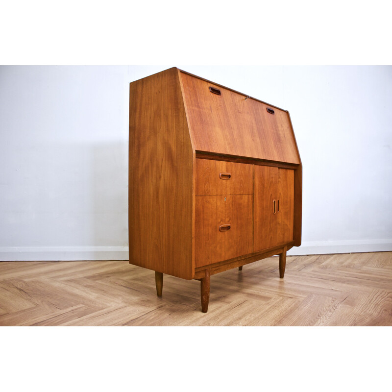 Vintage secretary desk Teak  United Kingdom 1960s