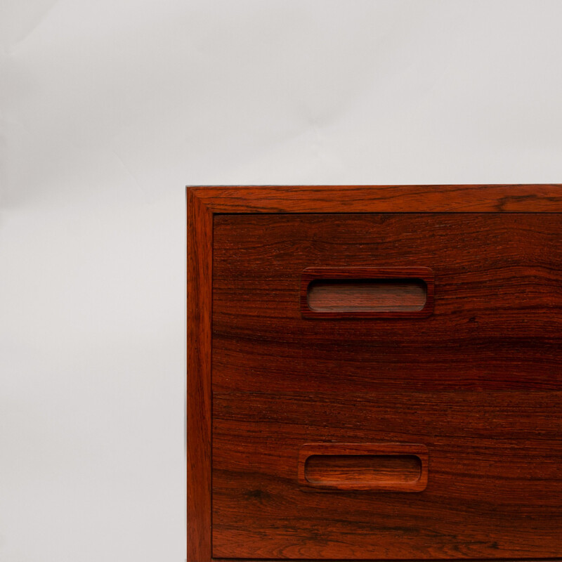 Vintage low sideboard in rosewood Denmark 1970s