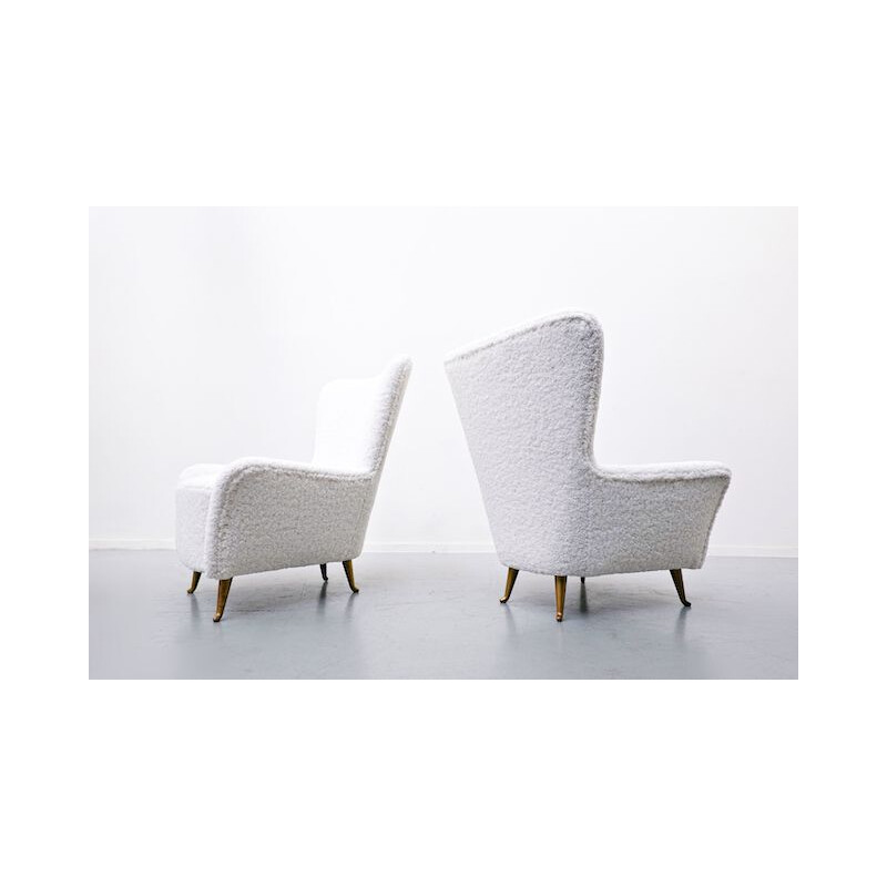 Pair of armchairs Italy 1950 s