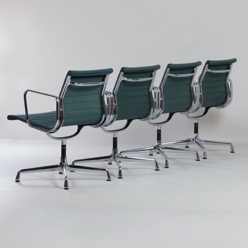 Set van 4 vintage stoelen van Vitra 1969