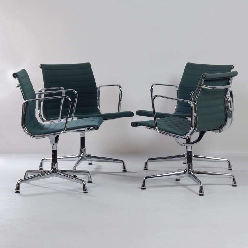 Ensemble de 4 chaises vintage par Vitra 1969