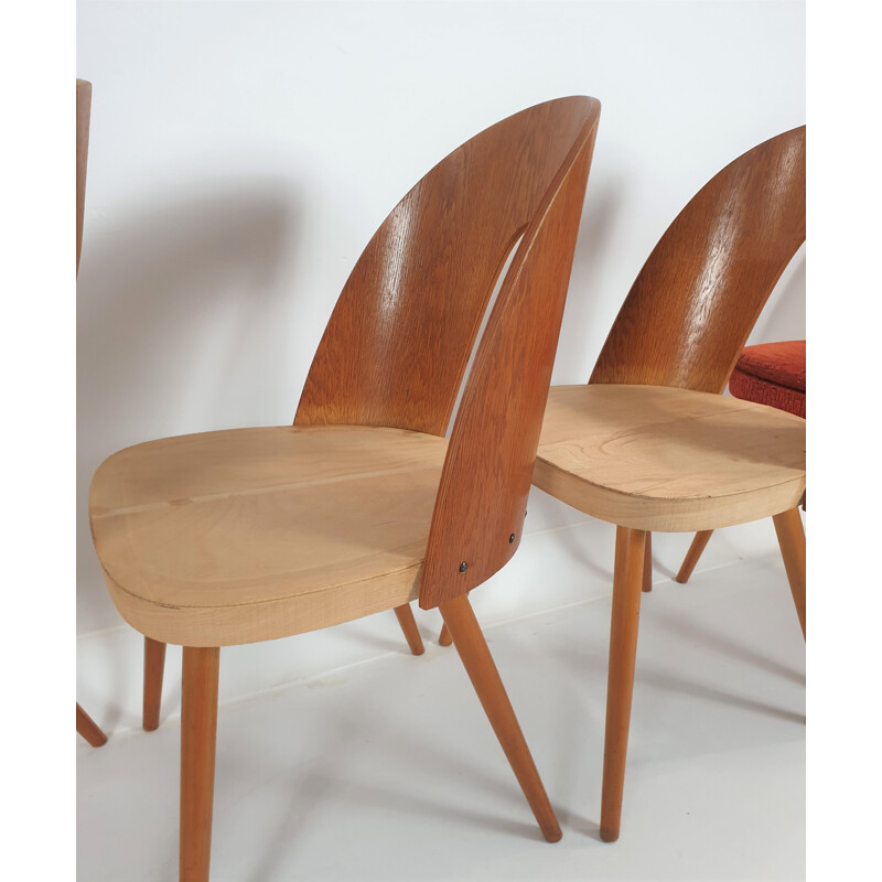 Set of 5 vintage chairs by Antonín Šuman for Tatra 1960s