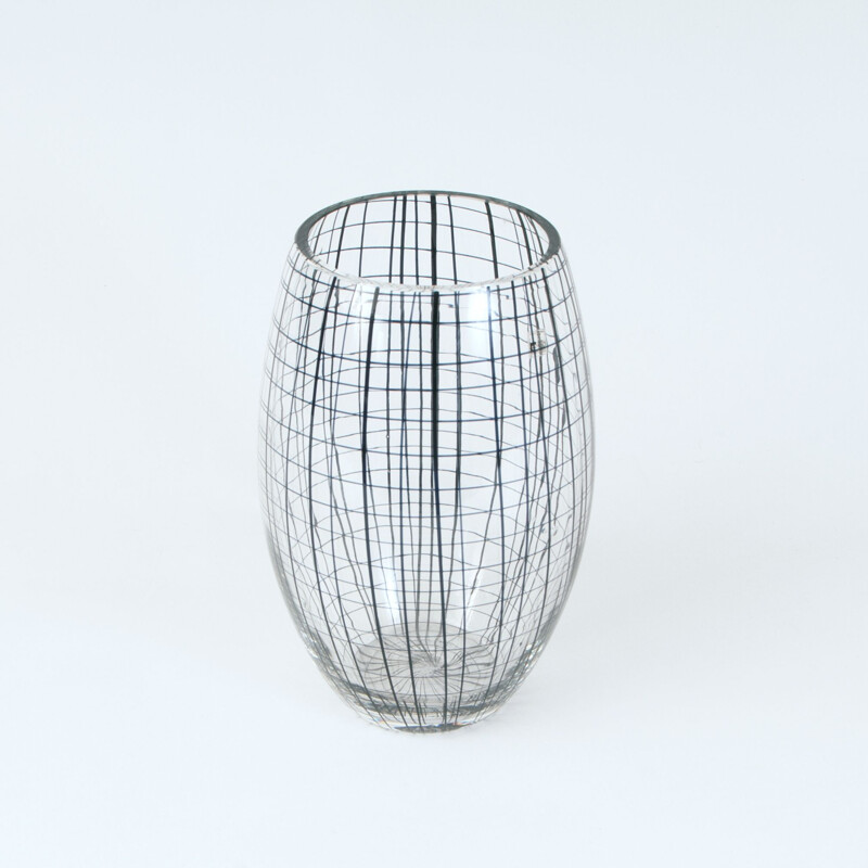 Vase vintage en verre de Murano Italie