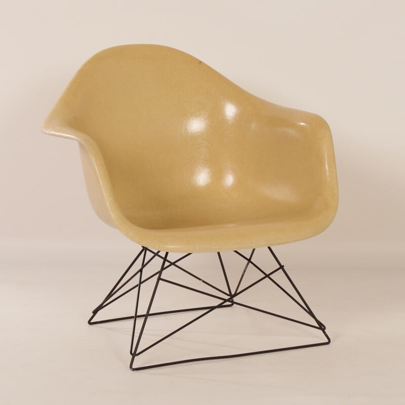 Vintage LAR armchair in fiberglass by Charles and Ray Eames 1970s
