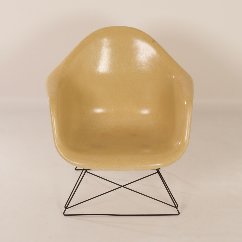 Vintage LAR armchair in fiberglass by Charles and Ray Eames 1970s