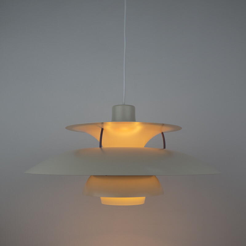 Vintage suspension lamp by Poul Henningsen Denmark 1990s