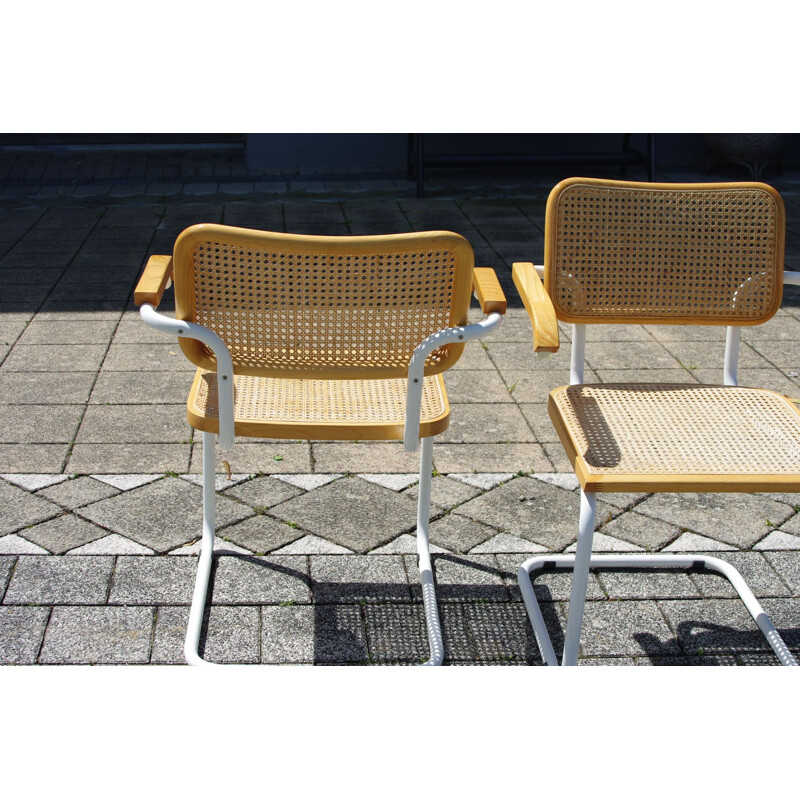 Vintage B64 chairs by Marcel Breuer Italy 1970s