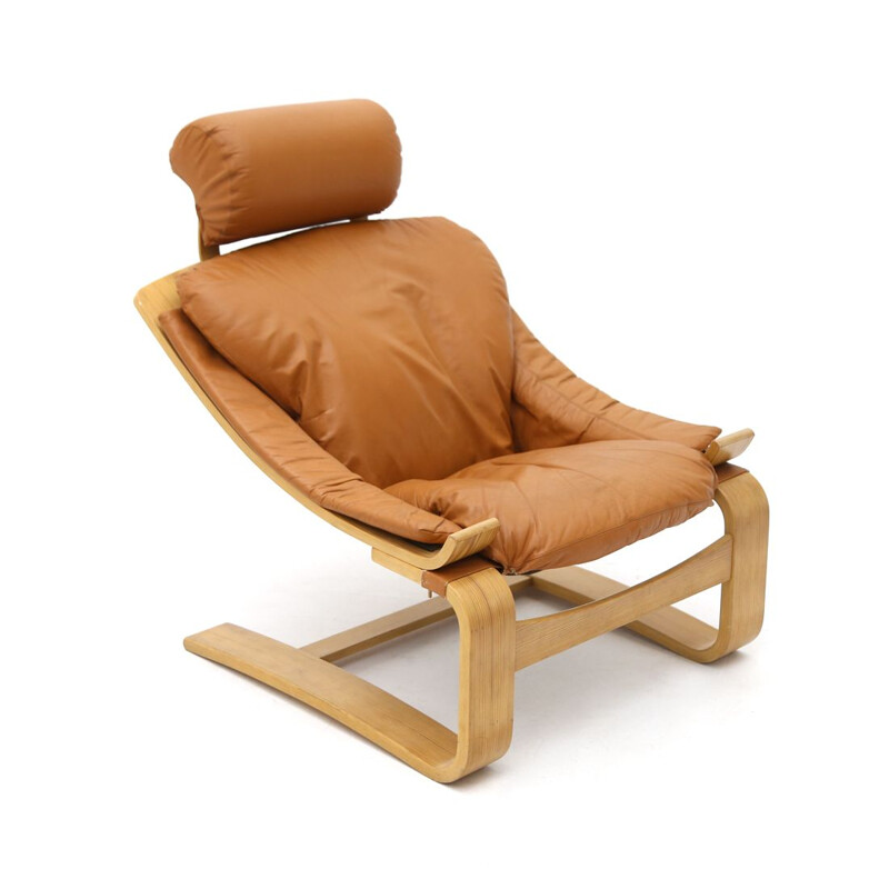 Vintage fauteuil van Nelo Mobel Zweden 1970