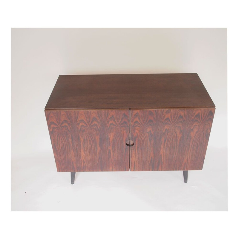 Vintage small highboard in Rio rosewood, Scandinavian 1960