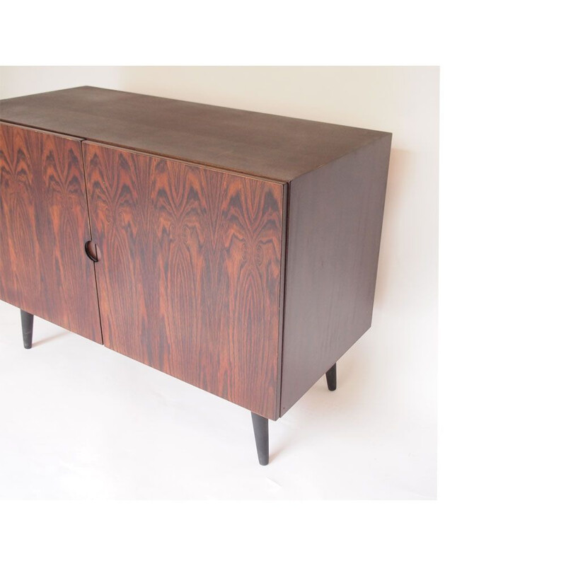 Vintage small highboard in Rio rosewood, Scandinavian 1960