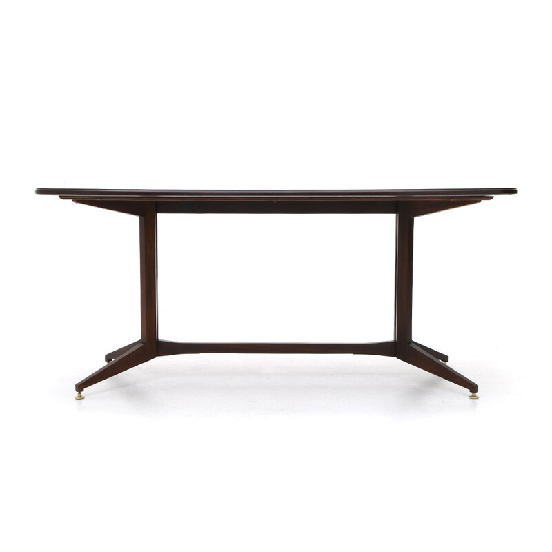 Vintage rectangular wooden table, Italy 1960