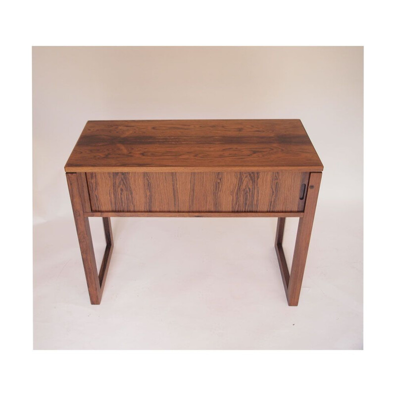 Vintage Scandinavian rosewood console by Levering Sjaelland 1960