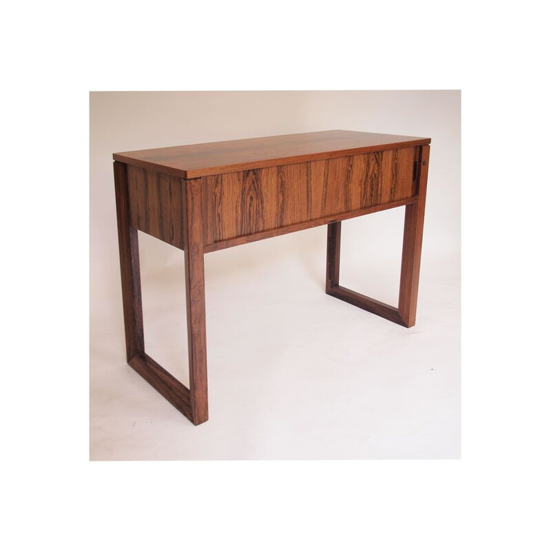 Vintage Scandinavian rosewood console by Levering Sjaelland 1960