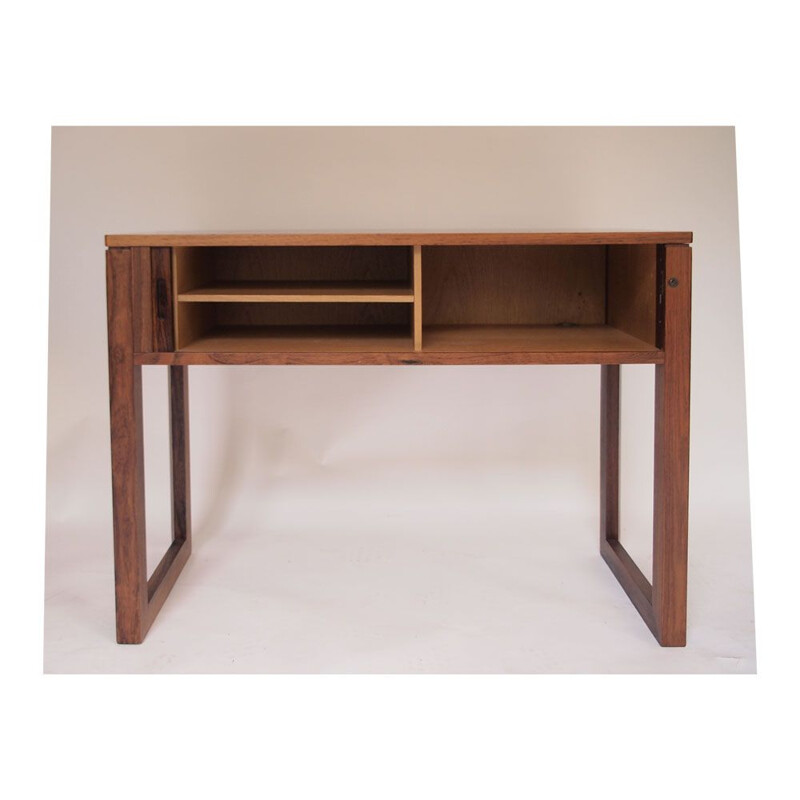 Vintage Scandinavian rosewood console by Levering Sjaelland 1960