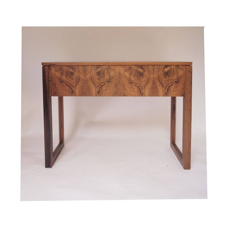 Vintage Scandinavian rosewood console by Levering Sjaelland 1960